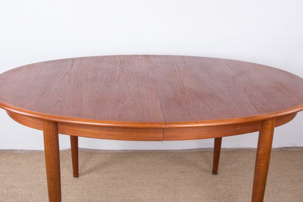 Danish Dinner Table in Teak by Gudme Mobelfabrik, 1960s-EMB-1730453