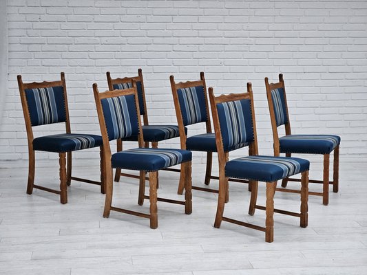 Danish Dinning Chairs, 1970s, Set of 6-TMW-1742502