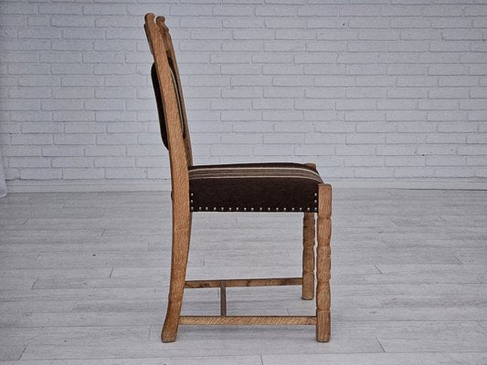 Danish Dinning Chairs in Oak, 1970s, Set of 6-TMW-1767936