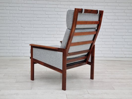 Danish Exotic Wood Model Capella Armchair by Illum Wikkelsø for Niels Eilersen, 1970s-TMW-1282942