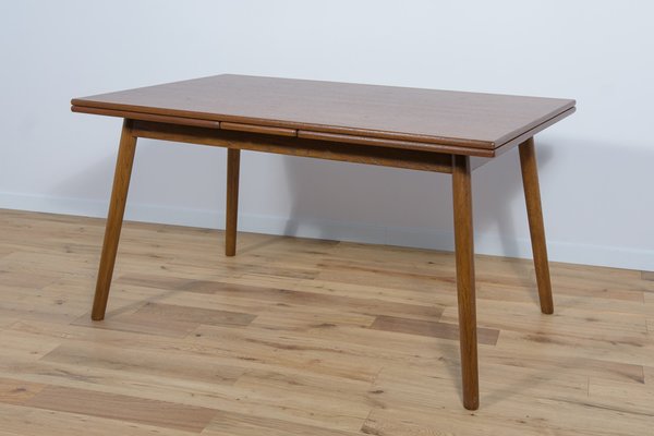 Danish Extendable Teak Dining Table, 1960s-NIT-1448761