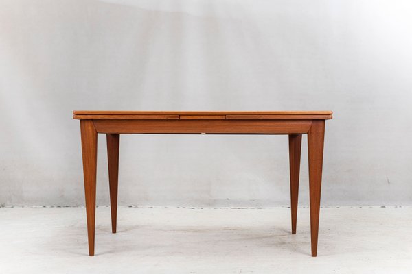 Danish Extendable Teak No. 254 Dining Table by Niels Otto Møller for J.L. Møllers, 1960s-ZZH-705798