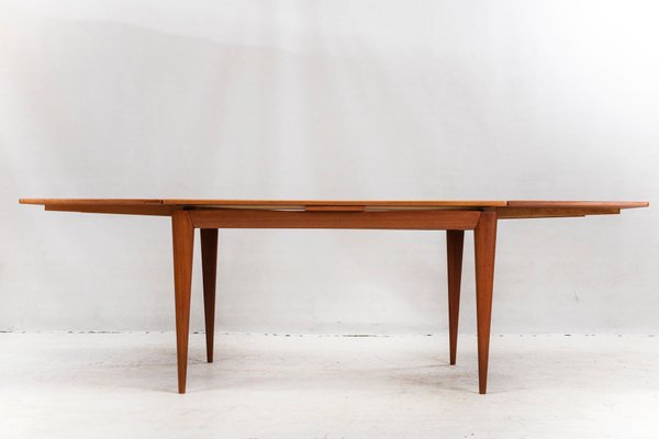 Danish Extendable Teak No. 254 Dining Table by Niels Otto Møller for J.L. Møllers, 1960s-ZZH-705798