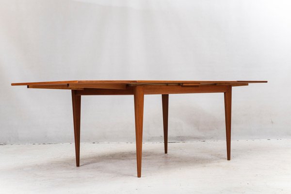 Danish Extendable Teak No. 254 Dining Table by Niels Otto Møller for J.L. Møllers, 1960s-ZZH-705798