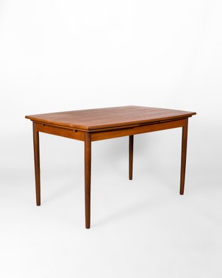 Danish Extending Dining Table in Teak, 1960s-DIP-1746989