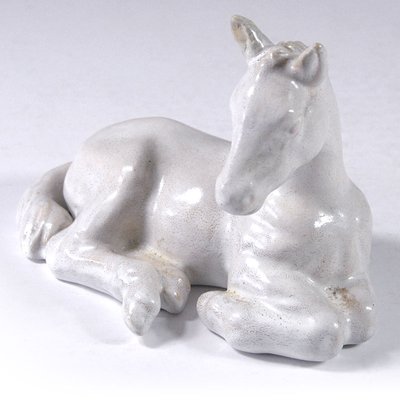 Danish Figure of Lying Horse from Michael Andersen & Son, 1960s-GIW-1702002