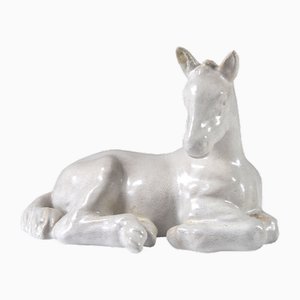 Danish Figure of Lying Horse from Michael Andersen & Son, 1960s-GIW-1702002