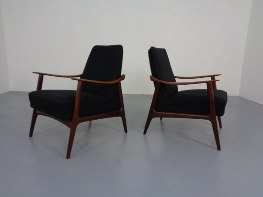 Danish Filigree Teak Armchairs, 1960s, Set of 2-RDW-1365948