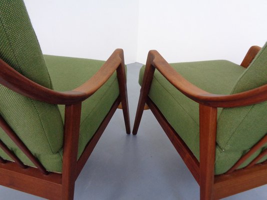 Danish Filigree Teak Armchairs, 1960s, Set of 2-RDW-1353144