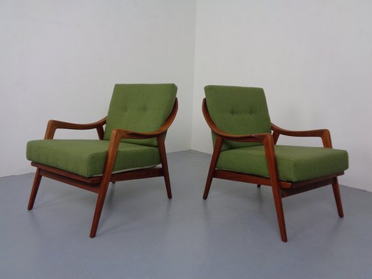 Danish Filigree Teak Armchairs, 1960s, Set of 2-RDW-1353144