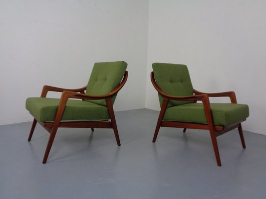 Danish Filigree Teak Armchairs, 1960s, Set of 2-RDW-1353144