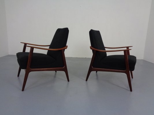 Danish Filigree Teak Armchairs, 1960s, Set of 2-RDW-1365948