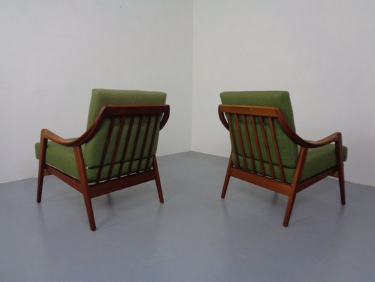 Danish Filigree Teak Armchairs, 1960s, Set of 2-RDW-1353144