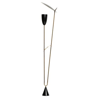 Danish Floor Lamp by Svend Aage Holm Sørensen for Holm Sørensen & Co, 1950s-SC-587152