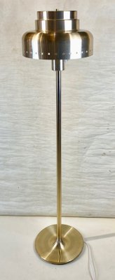 Danish Floor Lamp in Gold Metal-ROJ-1314577