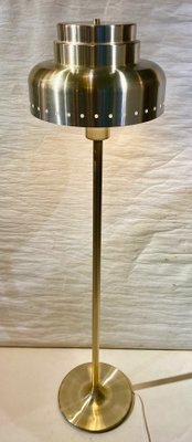 Danish Floor Lamp in Gold Metal-ROJ-1314577