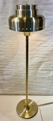 Danish Floor Lamp in Gold Metal-ROJ-1314577