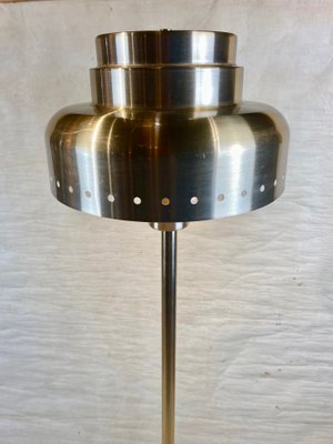 Danish Floor Lamp in Gold Metal-ROJ-1314577