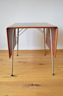 Danish Foldable Model 3601 Teak Dining Table by Arne Jacobsen for Fritz Hansen, 1950s-OV-1799142