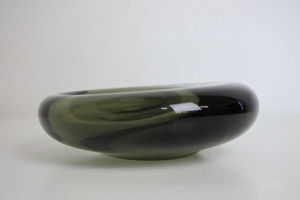 Danish Freeform Glass Dish by Per Lütken for Holmegaard, 1961-IM-891249