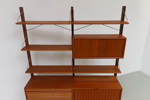 Danish Freestanding Teak Wall Unit by Poul Cadovius for Cado, 1960s.-WIX-2029053