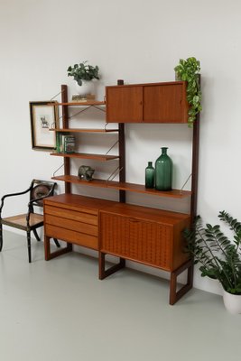 Danish Freestanding Teak Wall Unit by Poul Cadovius for Cado, 1960s.-WIX-2029053