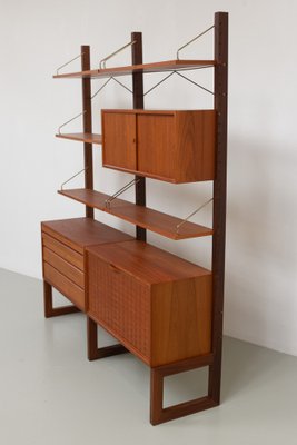 Danish Freestanding Teak Wall Unit by Poul Cadovius for Cado, 1960s.-WIX-2029053