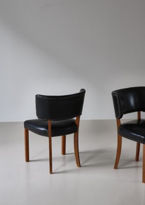 Danish Functionalist Side Chairs attributed to Magnus Stephensen,1940s, Set of 2-WRF-1823159