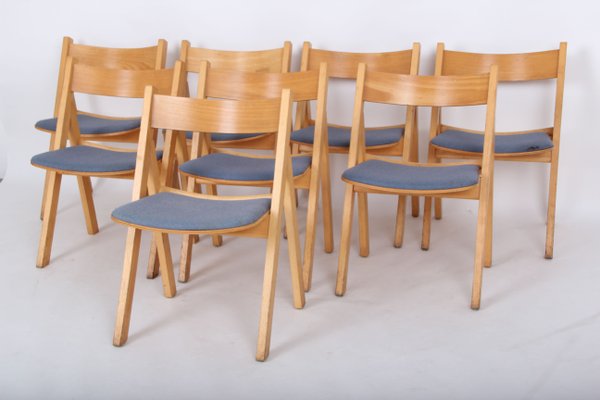 Danish GE72 Dining Chairs by Hans J. Wegner for Getama, 1970s, Set of 8-DQ-869012