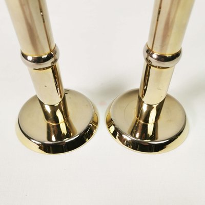 Danish Gilded Candlesticks, 1960s, Set of 2-ZTG-1216098