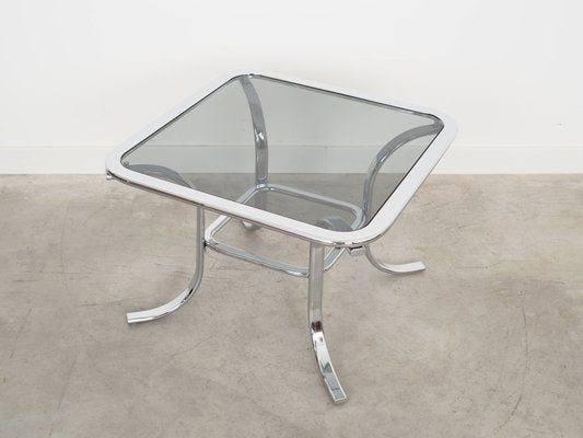 Danish Glass Coffee Table, 1970s-VND-1349729