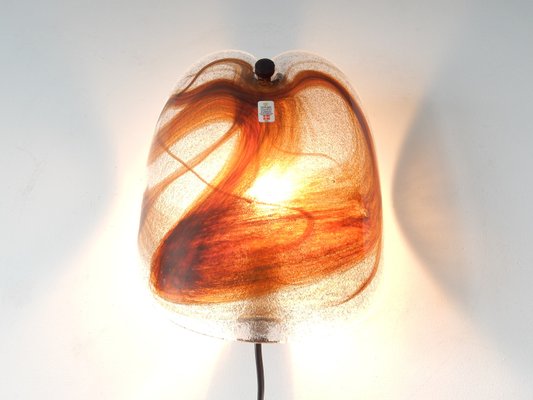 Danish Glass Sconces by Per Lütken for Holmegaard, 1970s, Set of 2-NV-595267