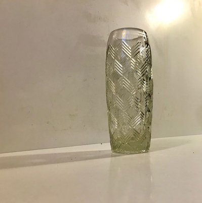 Danish Glass Vase, 1930s-LCR-553811