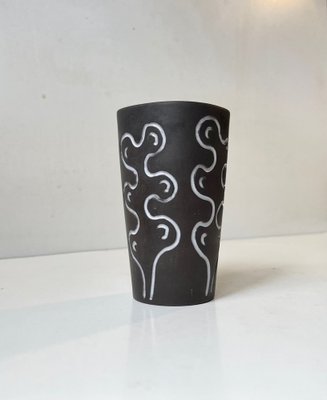 Danish Glazed Ceramic Vase by Helge Østerberg, 1960s-LCR-1378369