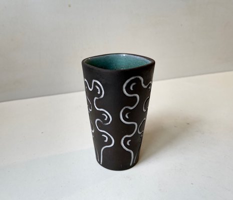 Danish Glazed Ceramic Vase by Helge Østerberg, 1960s-LCR-1378369