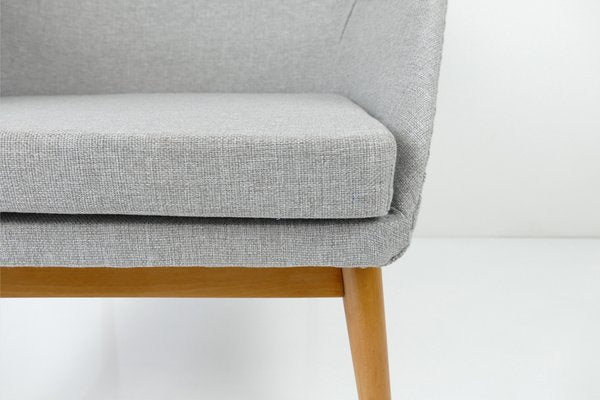 Danish Gray Armchairs, 1960s, Set of 2-HDN-1732843