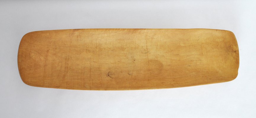 Danish Handcrafted Birch Dish, 1960s-HPQ-1417361