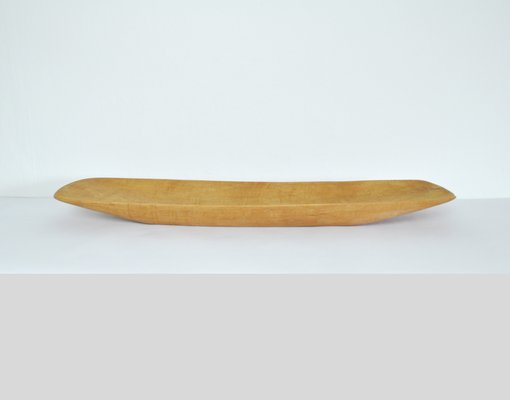 Danish Handcrafted Birch Dish, 1960s-HPQ-1417361