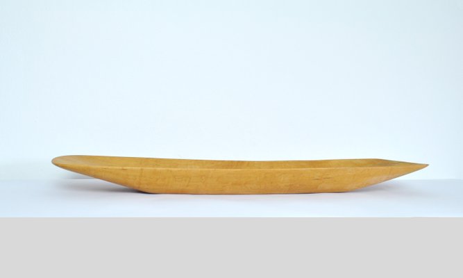 Danish Handcrafted Birch Dish, 1960s-HPQ-1417361