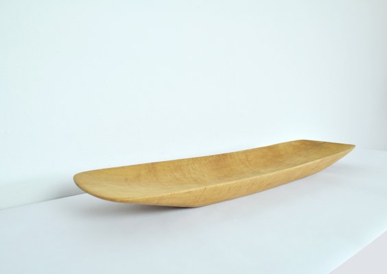 Danish Handcrafted Birch Dish, 1960s-HPQ-1417361