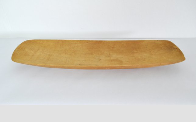 Danish Handcrafted Birch Dish, 1960s-HPQ-1417361