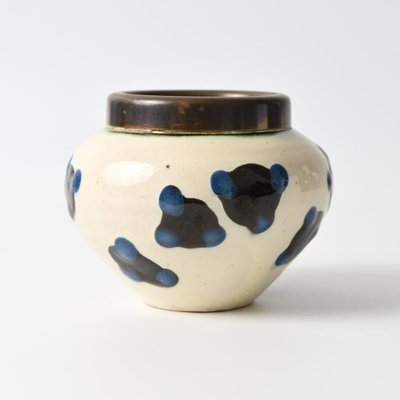 Danish Handmade Vase from Herman Kähler, 1920s-IXK-1660759