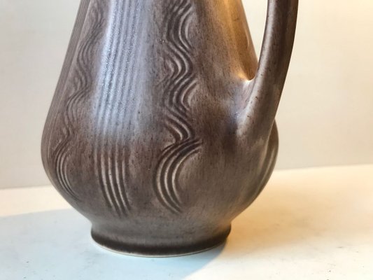 Danish Haresfur Stoneware Jug Vase from Lehmann, 1976-LCR-887607