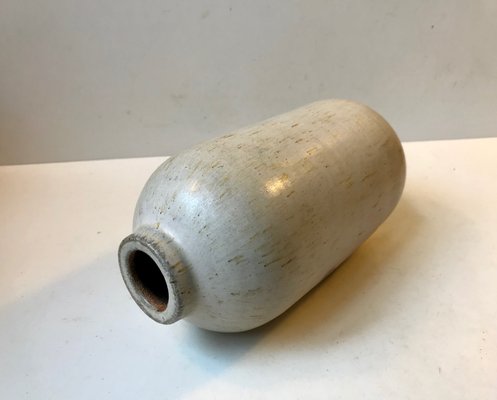 Danish Haresfur Stoneware Vase by Ellen Madsen for Lee Keramik, 1970s-LCR-666521