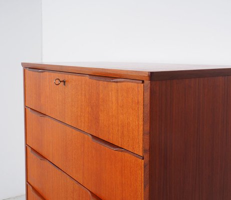 Danish High Chest of Drawers in Teak, 1960s-SN-1777959