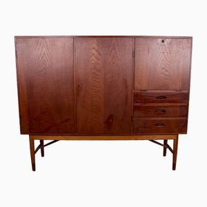 Danish Highboard in Teak by Kurt Ostervig for Randers Mobelfabrik, 1960s-EMB-2027067