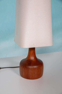 Danish Japandi Design Table Lamp in Teak, 1960s-HGA-2022433