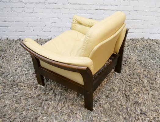 Danish Leather Armchair by Georg Thams, 1970s-QFD-1056566