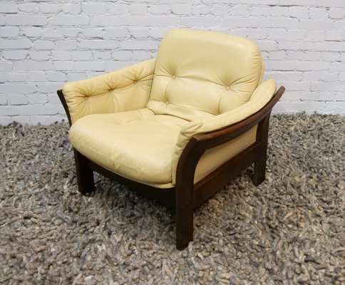 Danish Leather Armchair by Georg Thams, 1970s-QFD-1056566