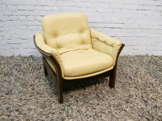 Danish Leather Armchair by Georg Thams, 1970s-QFD-1056566